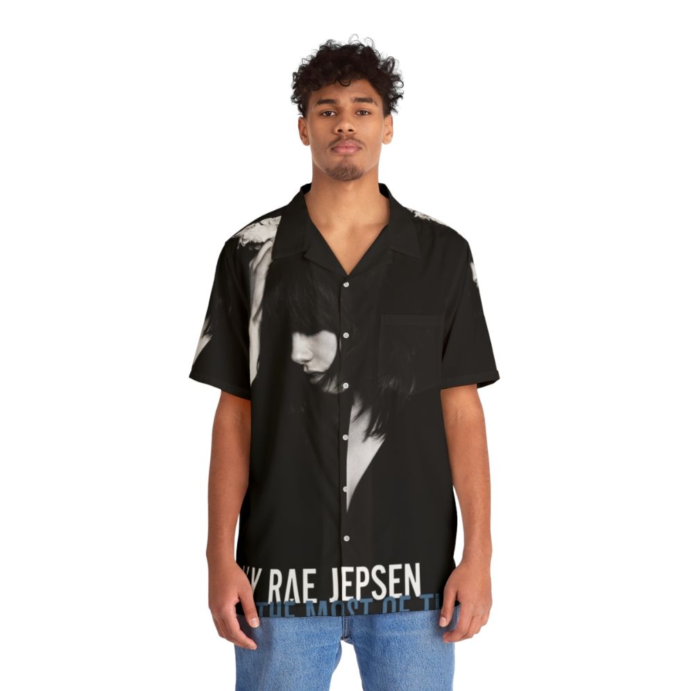 Carly Rae Jepsen Inspired Hawaiian Shirt - "Making the Most of the Night" - People Front