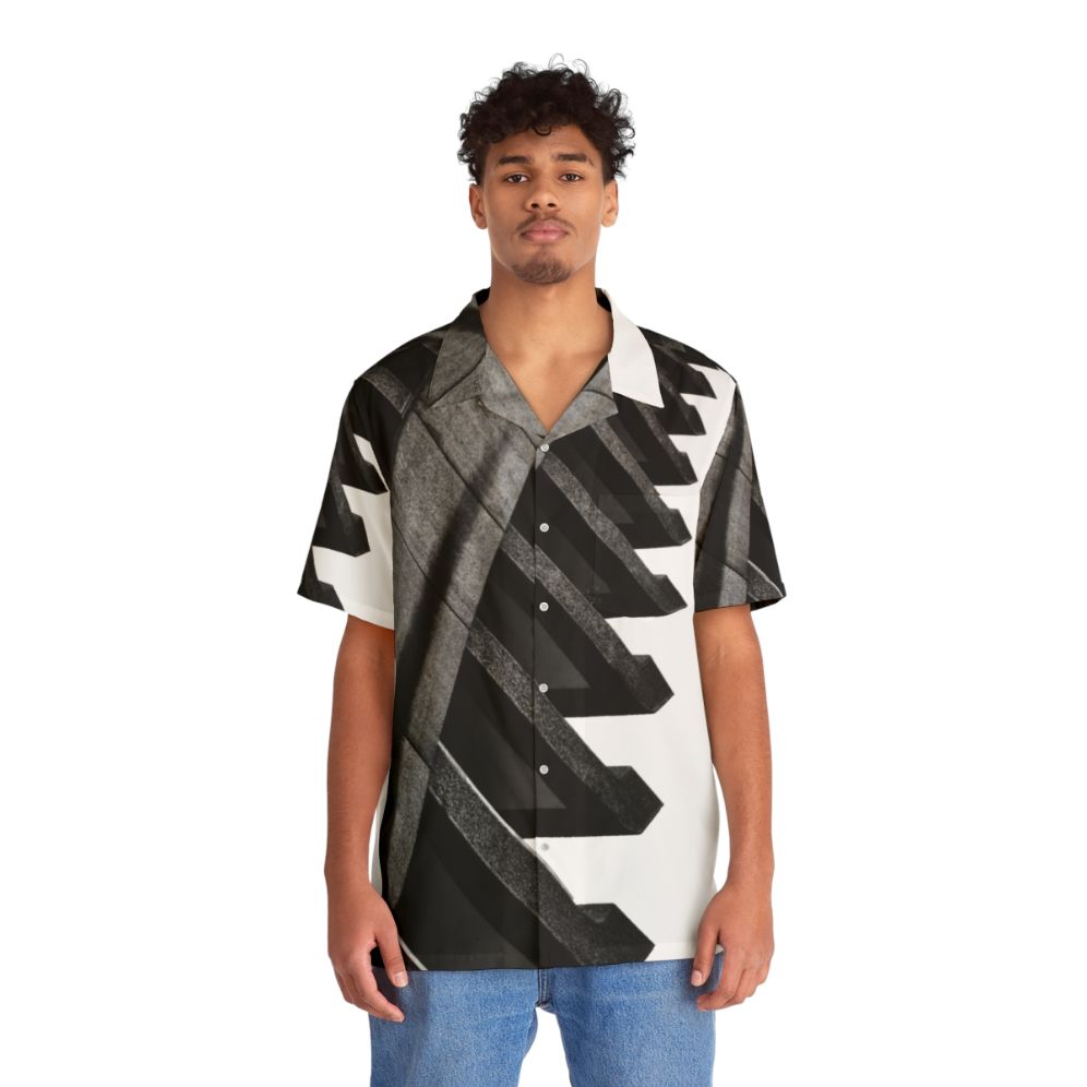 Barbican Hawaiian Shirt featuring concrete and brutalist architecture - People Front