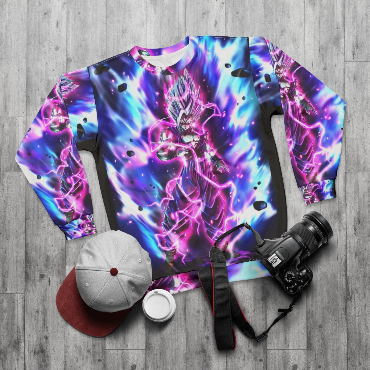 Gohan Beast Dragon Ball Super Anime Sweatshirt - flat lay