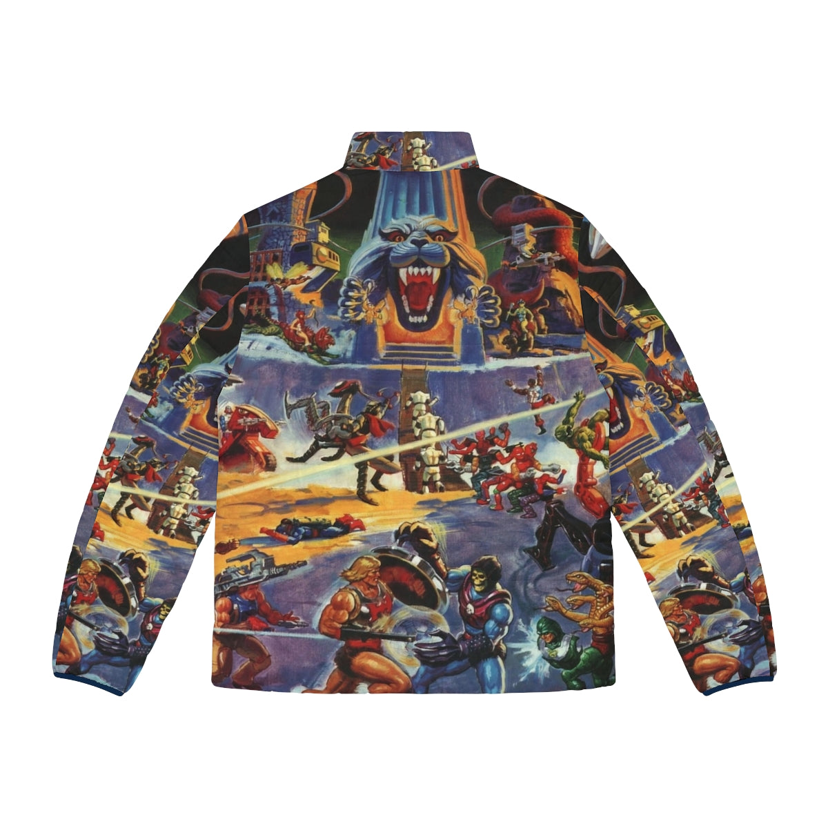 Masters of the Universe Puffer Jacket featuring He-Man and the Power of Grayskull - Back