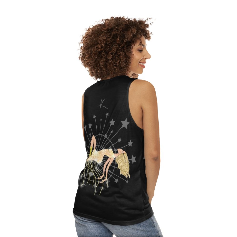 Vegas High Unisex Tank Top featuring Kylie Minogue inspired pop art design - women back