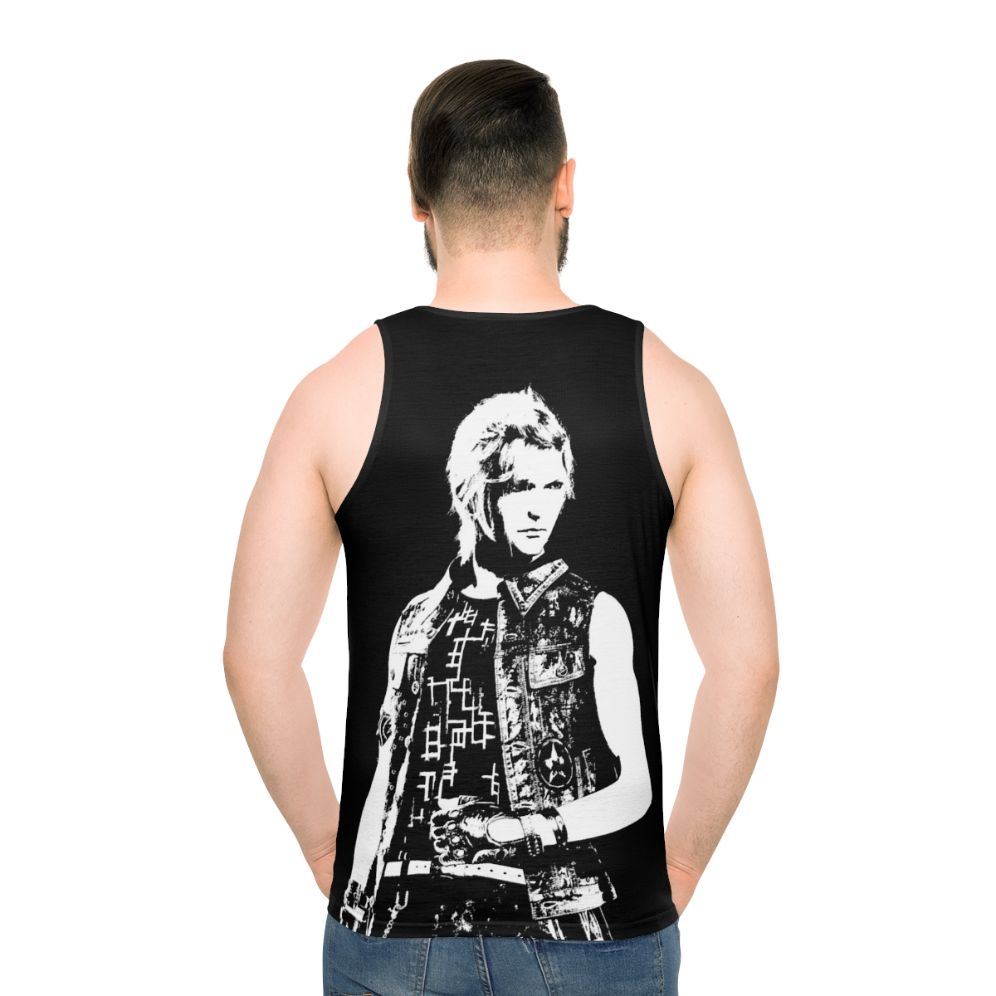 Weathered Prompto Final Fantasy XV Unisex Tank Top - men back