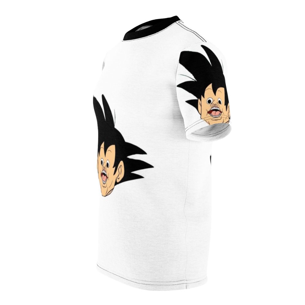 Dragon Ball inspired parody t-shirt design featuring Goku - men left