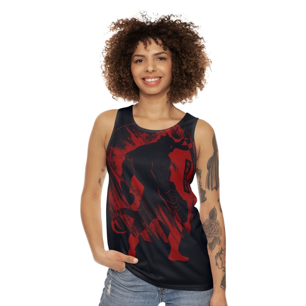 Hellboy inspired unisex tank top - women