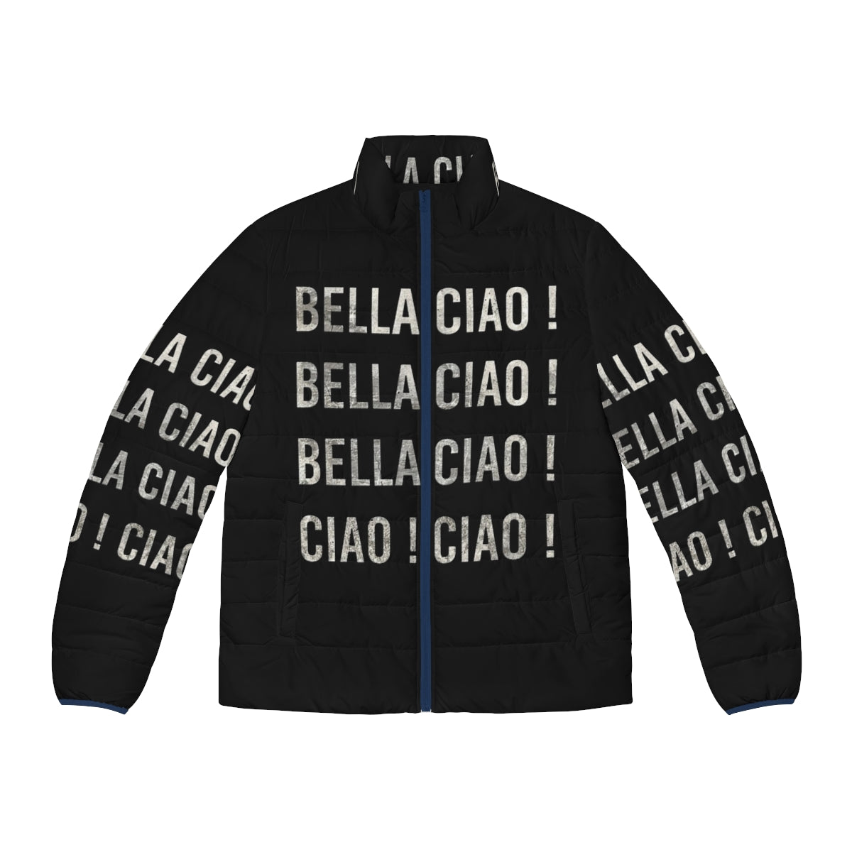 Bella Ciao puffer jacket with La Casa de Papel inspired design