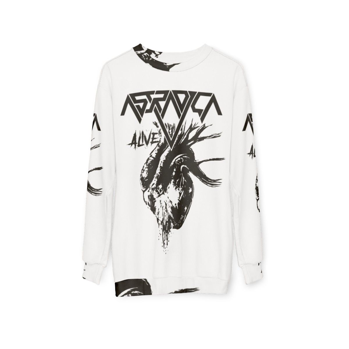 Astradica Bleeding Heart Logo Sweatshirt - hanging