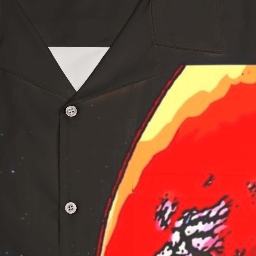 Dark Star Retro Sci-Fi Hawaiian Shirt - Detail