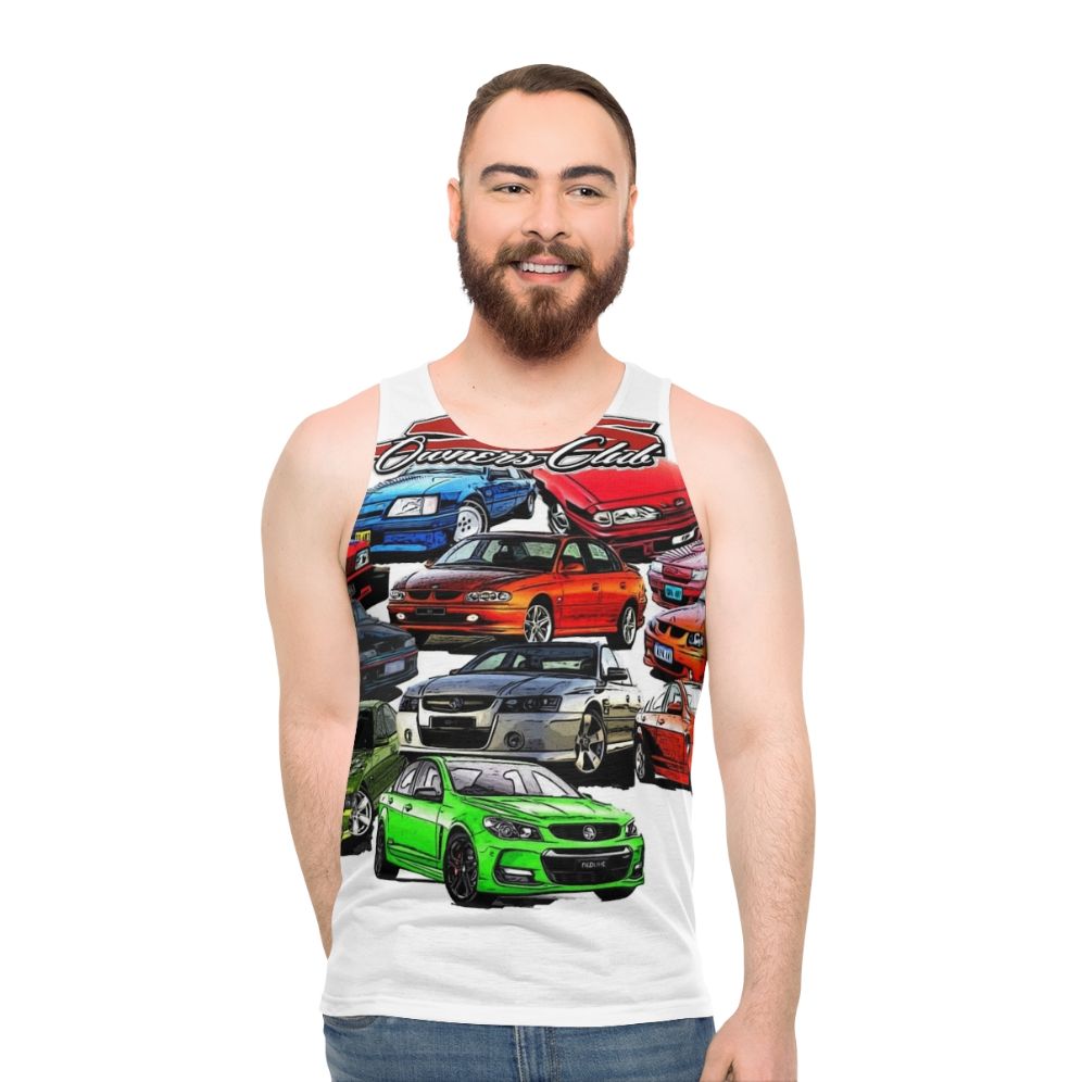 Unisex SS Owner Tank Top for Holden Commodore Enthusiasts - men