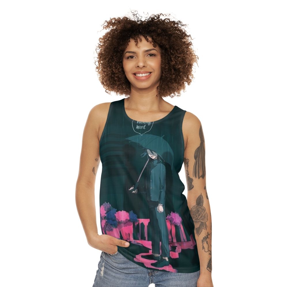 Sad Boy Kokichi Ouma Anime Tank Top - women