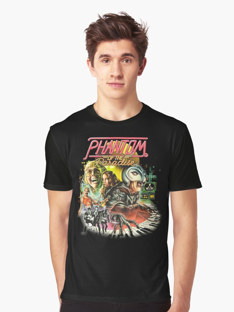 Phantom of the Paradise 70s Graphic T-Shirt with de Palma and musical design - Men