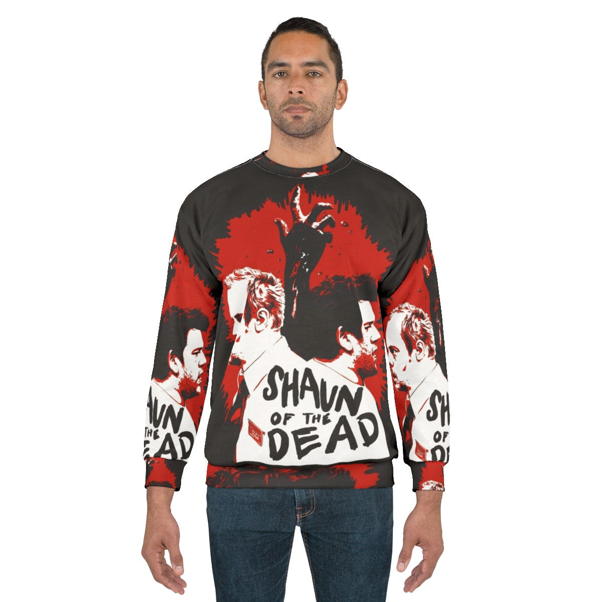 Shaun of the Dead Sweatshirt featuring movie poster design - men