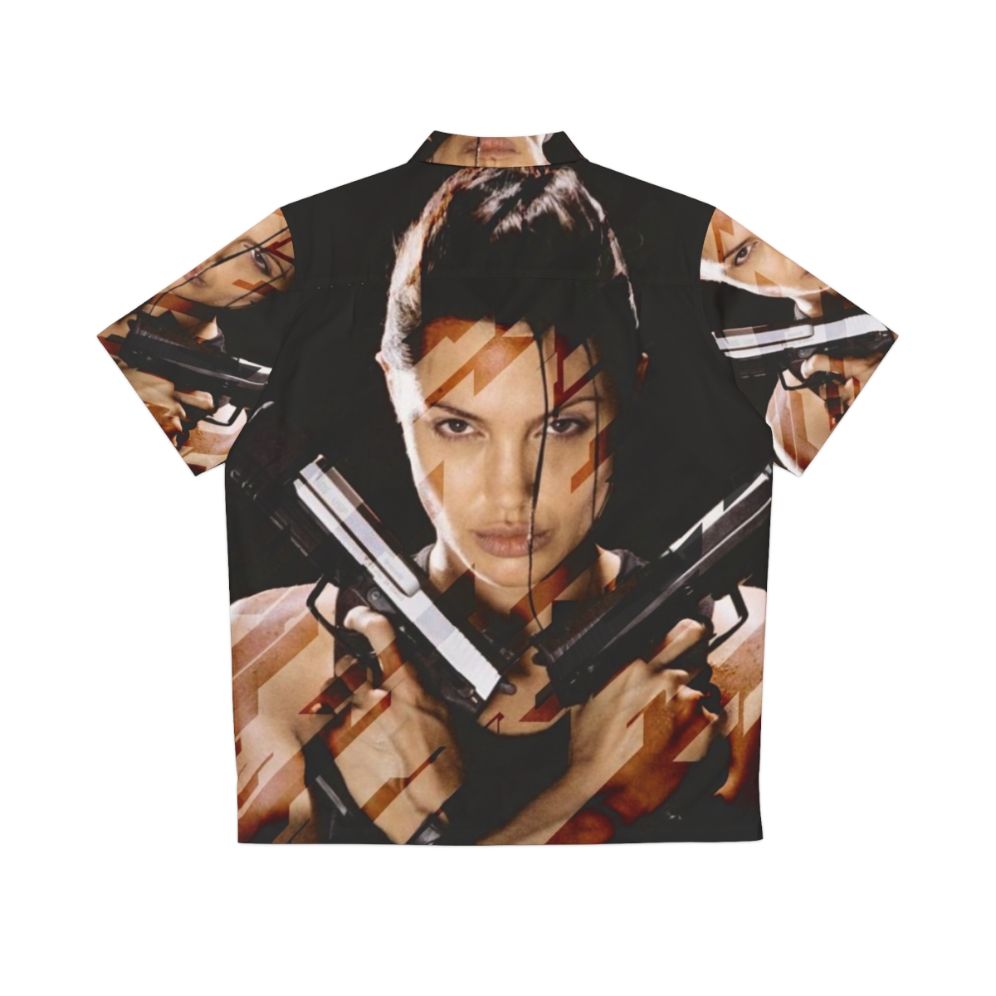 Lara Croft Tomb Raider Angelina Jolie Adventure Hawaiian Shirt - Back