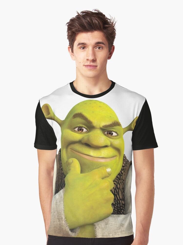 Shrek graphic t-shirt featuring the beloved ogre character - Men