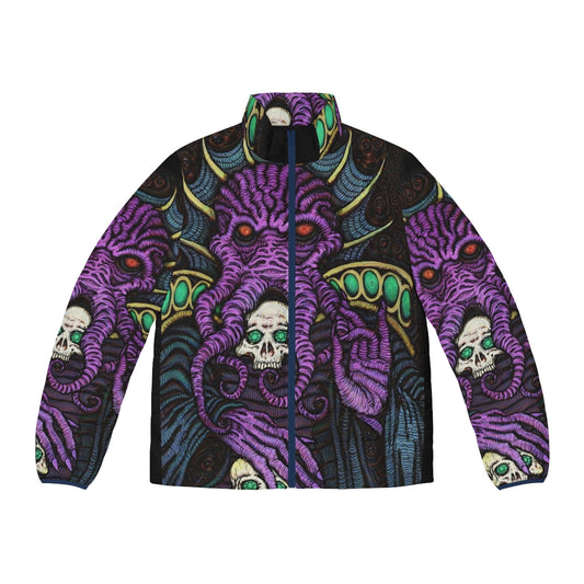 Mind Flayer Azhmodai 2018 Dungeons & Dragons Puffer Jacket with focus keyword "mind flayer puffer jacket"