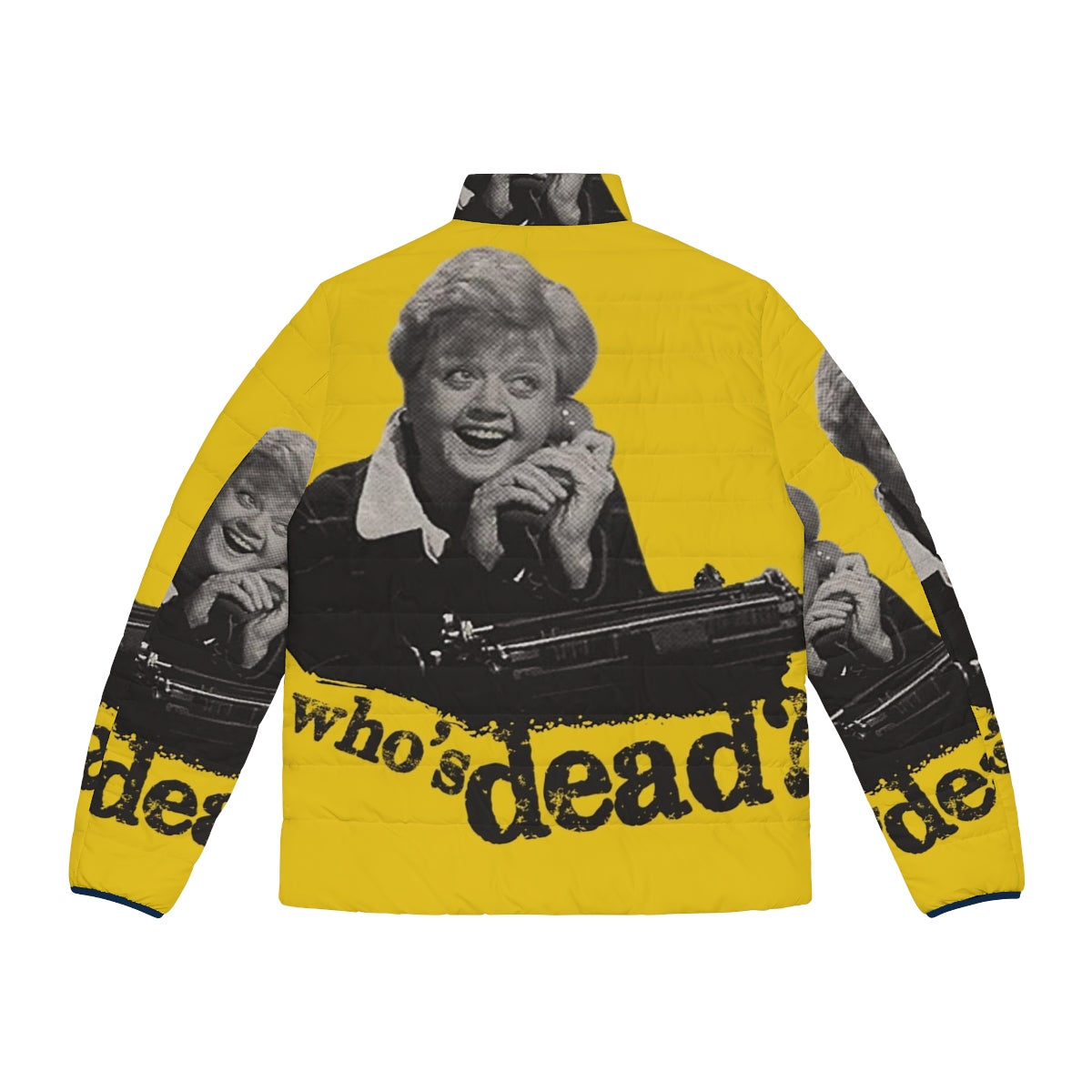 Murder She Wrote Jessica Fletcher wearing a puffer jacket - Back