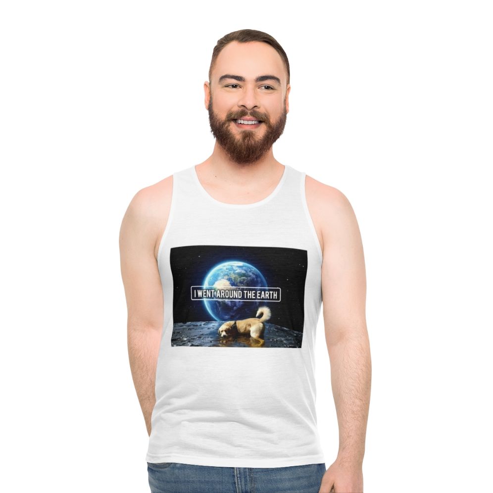 Galactic Dog Unisex Tank Top - men