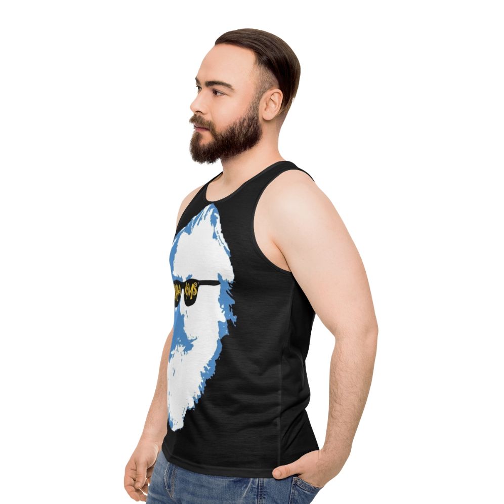 Brahms Unisex Tank Top for Classical Music Fans - men side