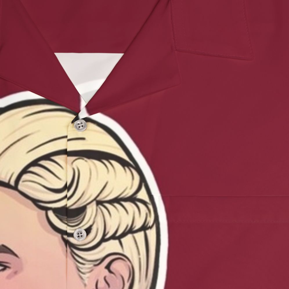 Young Royals Prince Wilhelm Fanart Hawaiian Shirt - Detail