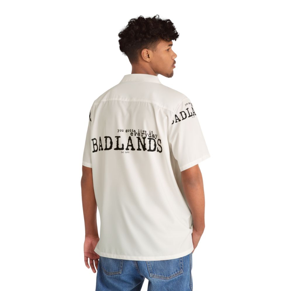 Badlands Classic Hawaiian Shirt featuring music and pop culture references - People Back