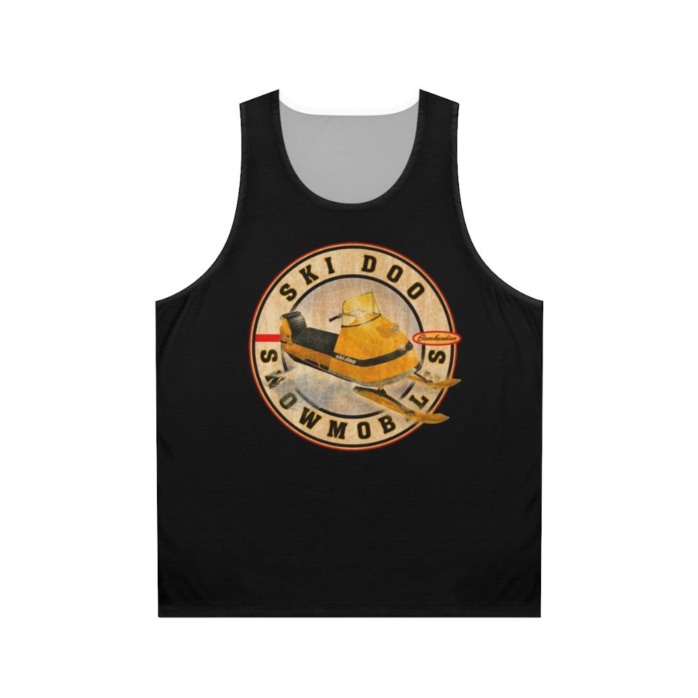 Vintage Ski-Doo Snowmobile Unisex Tank Top