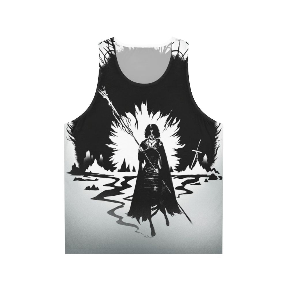 Dark Souls Maiden in Black Unisex Tank Top