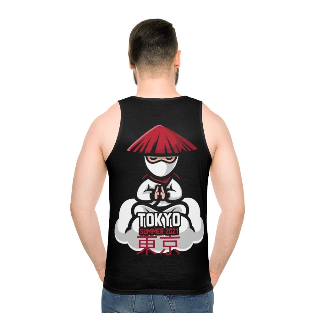 Tokyo 2021 Olympic Summer Unisex Tank Top - men back