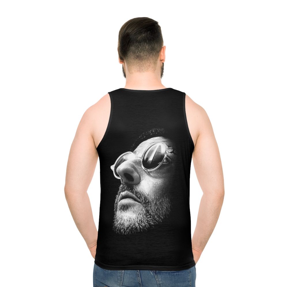 "Mathilda's Minimalist 'The Professional' Unisex Tank Top" - men back