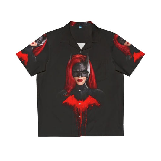 Batwoman Hawaiian Shirt with Superhero Inspired Design