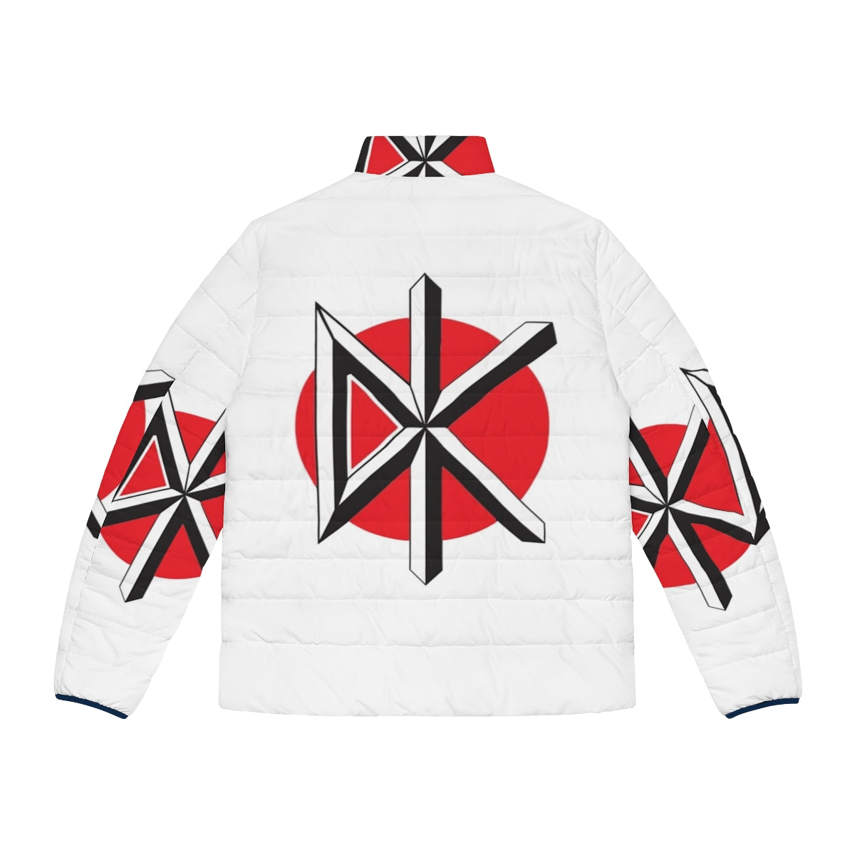 Dead Kennedys classic puffer jacket with punk rock graphics - Back