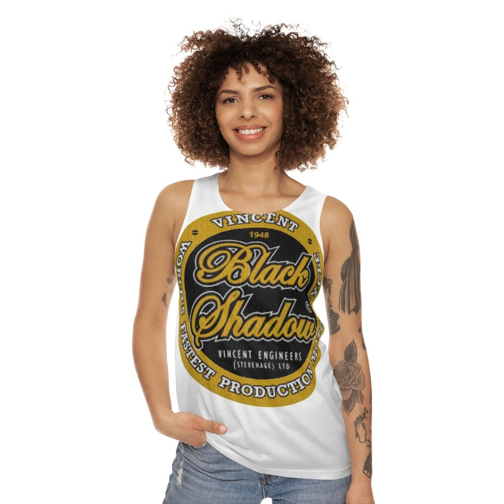 Vintage Unisex "Vincent Black Shadow" Tank Top - women