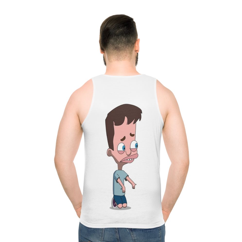 Big Mouth Unisex Tank Top - men back