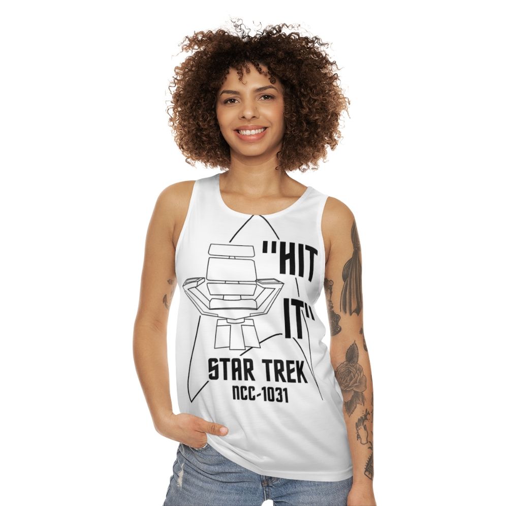 Star Trek Discovery Captain Pike Unisex Tank Top - women