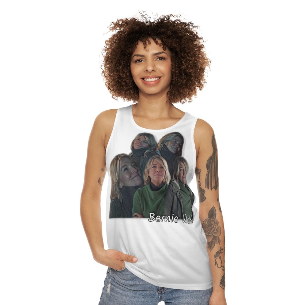 Bernie Wolfe Unisex Tank Top for Holby City Fans - women