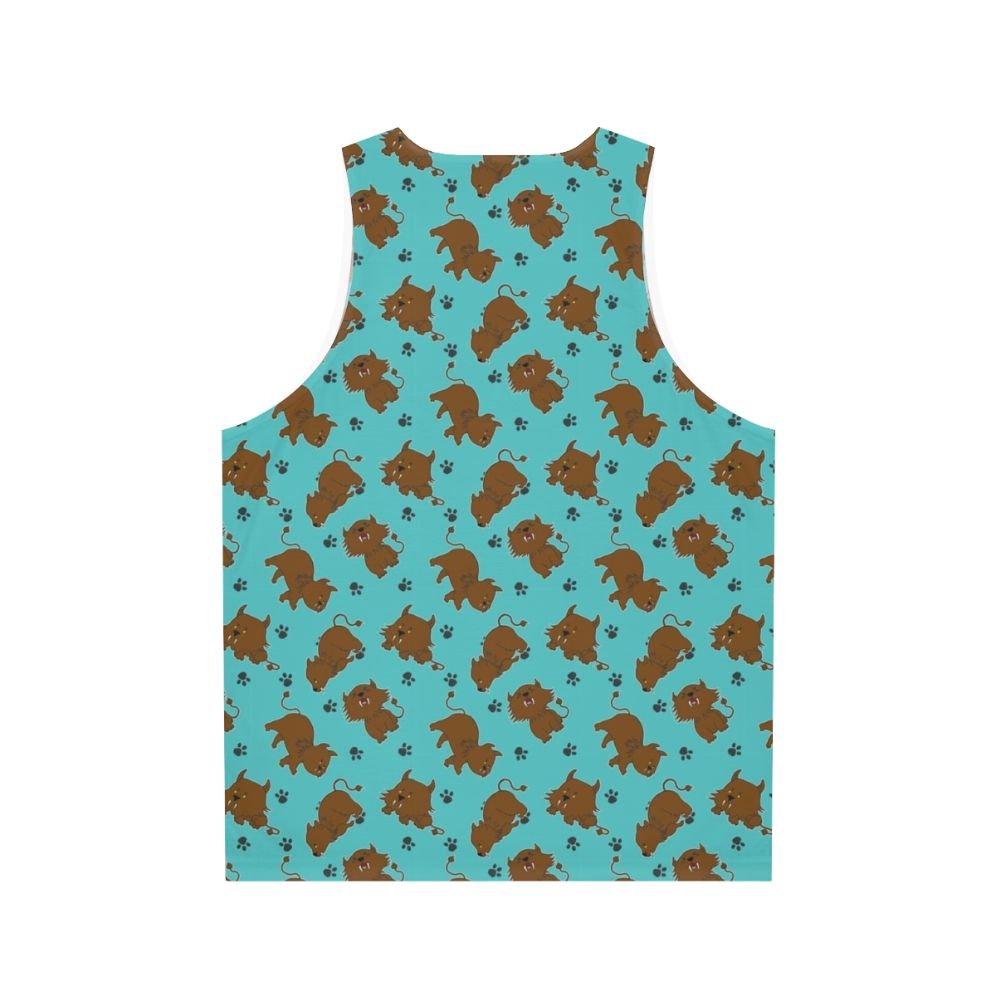 Sehlat pattern unisex Star Trek inspired tank top - Back