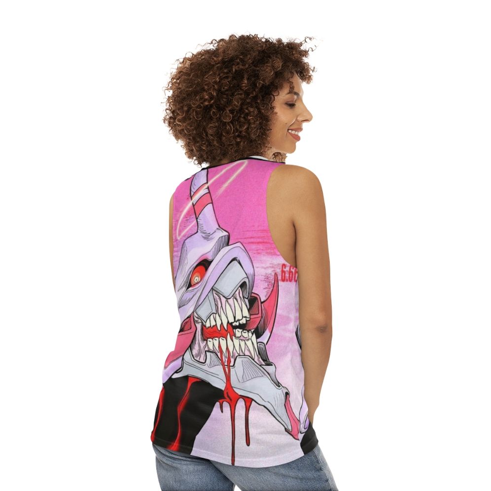 Evangelion Unit 01 Unisex Tank Top - women back