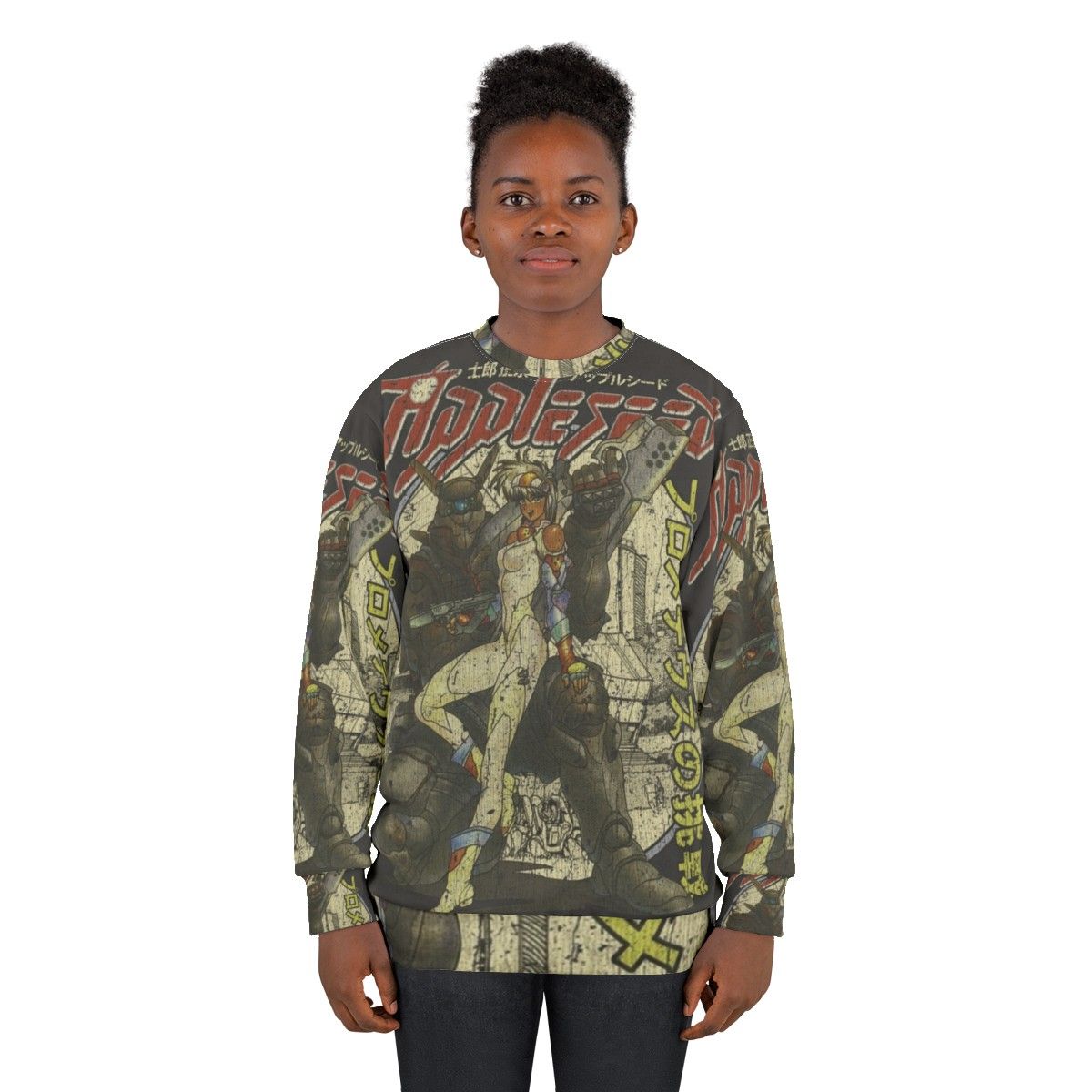 Vintage Appleseed Anime Inspired Sweatshirt - women