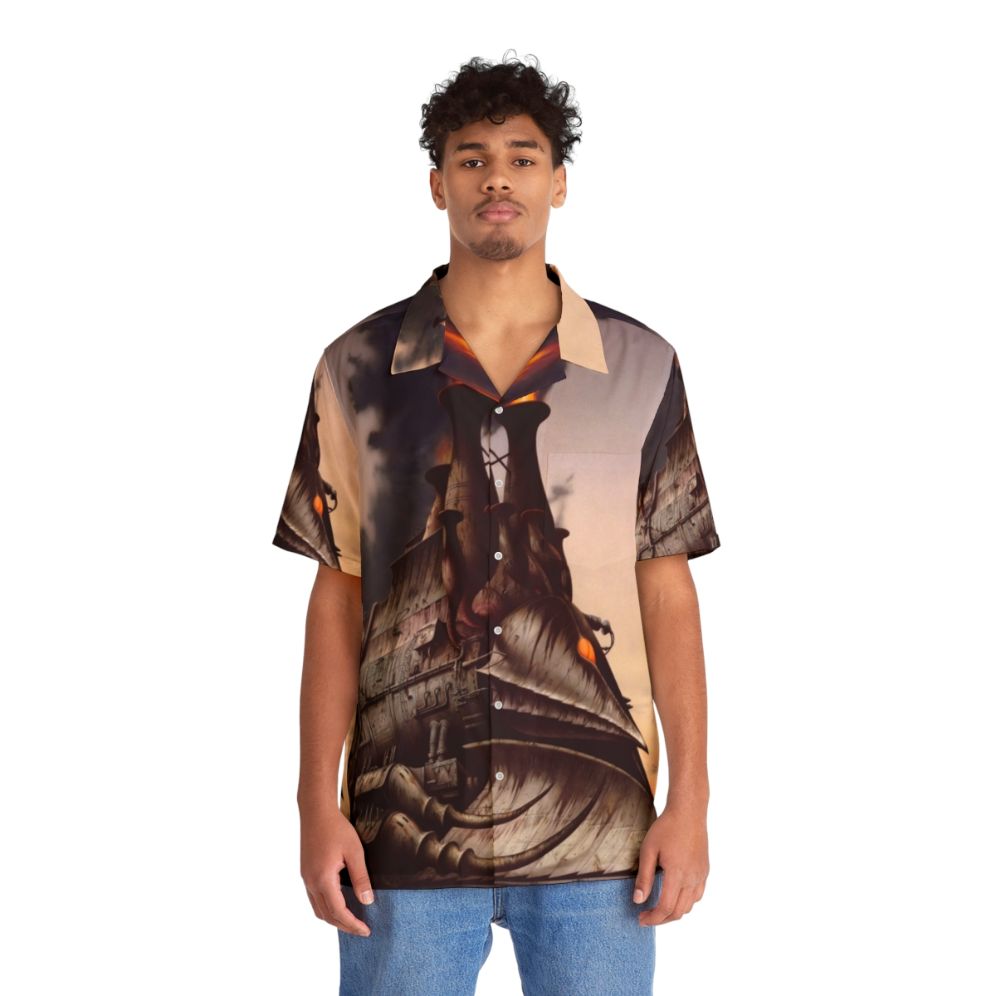 Rocking the Hawaiian Shirt: The Heavy Metal Hero Hawaiian Shirt - People Front