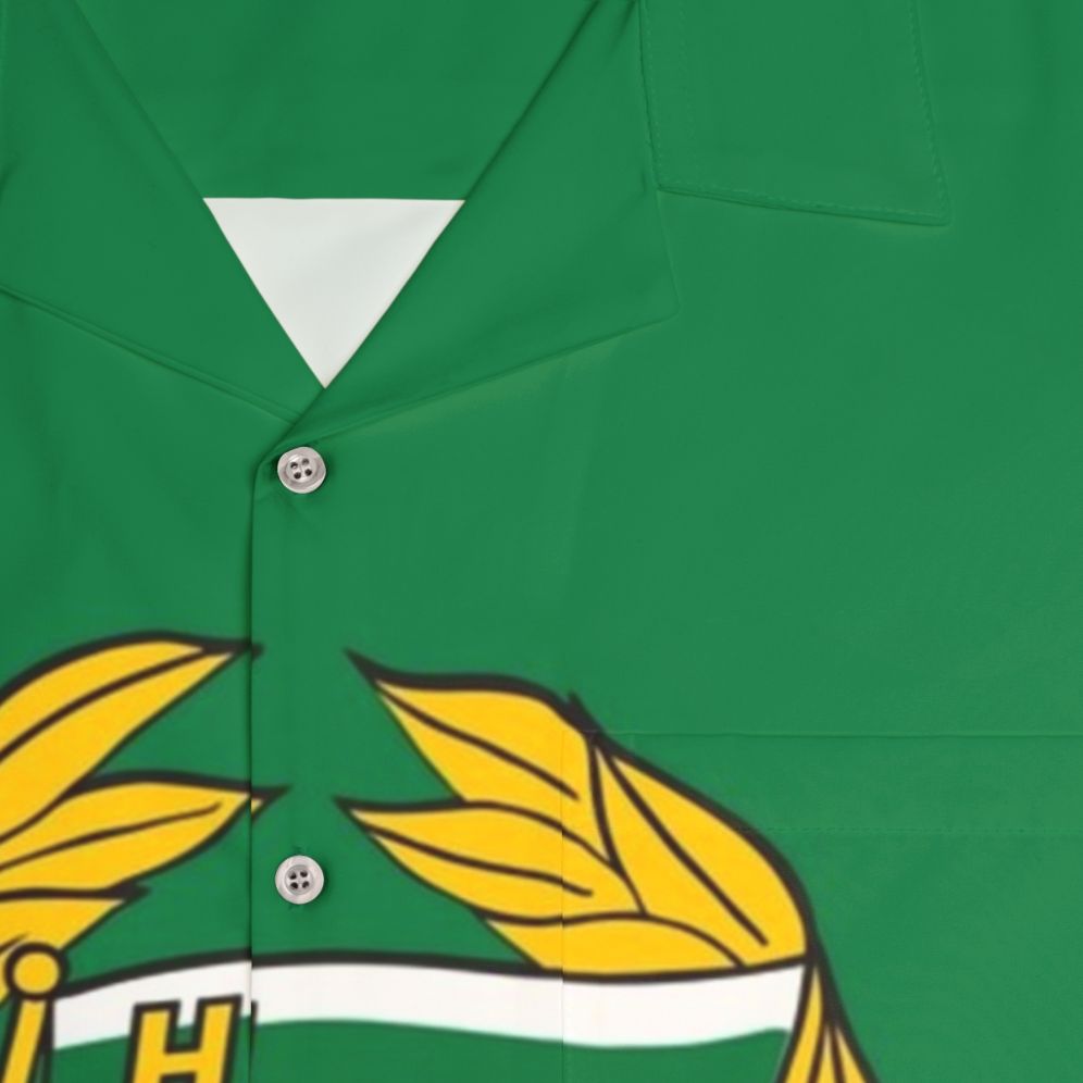 Hammarby Fotboll Away Hawaiian-Style Football Shirt - Detail