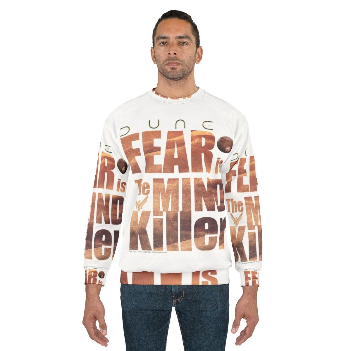 Dune 2020 "Fear Is The Mind Killer" Sci-Fi Sweatshirt - men