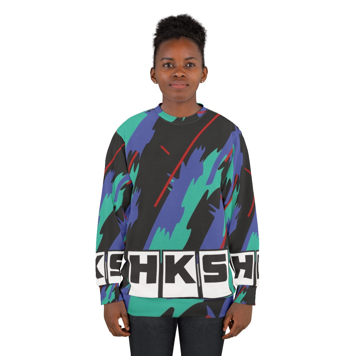 HKS Retro Pattern Sweatshirt - JDM Clothing & Drift Apparel - women