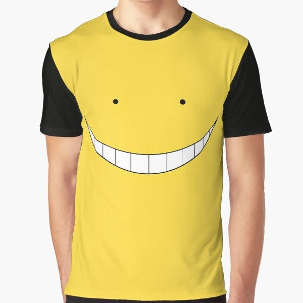 Assassination Classroom Korosensei Graphic T-Shirt featuring the main characters Karma Akabane and Nagisa Shiota