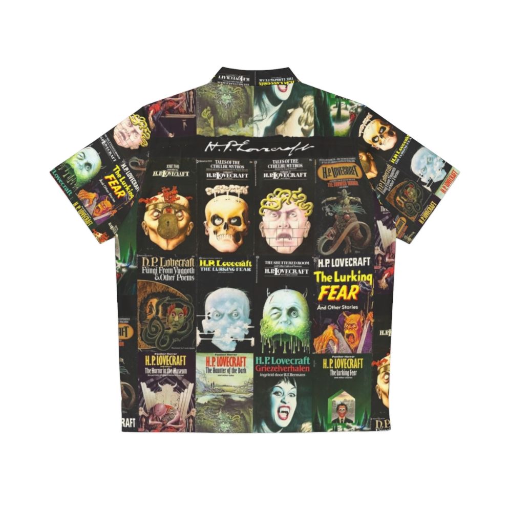 H.P. Lovecraft Inspired Horror Hawaiian Shirt - Back