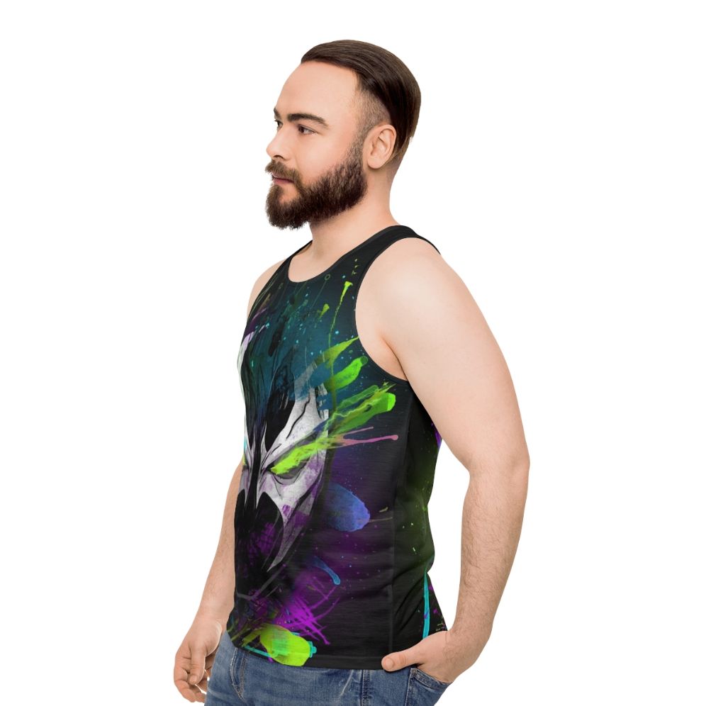 Spawn in the Disco Unisex Tank Top - men side