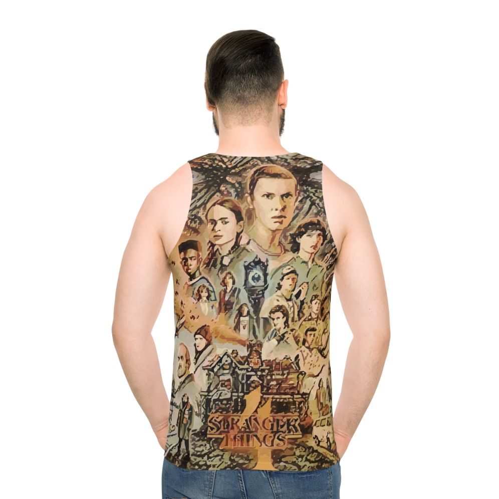 Unisex Stranger Things Tank Top - men back