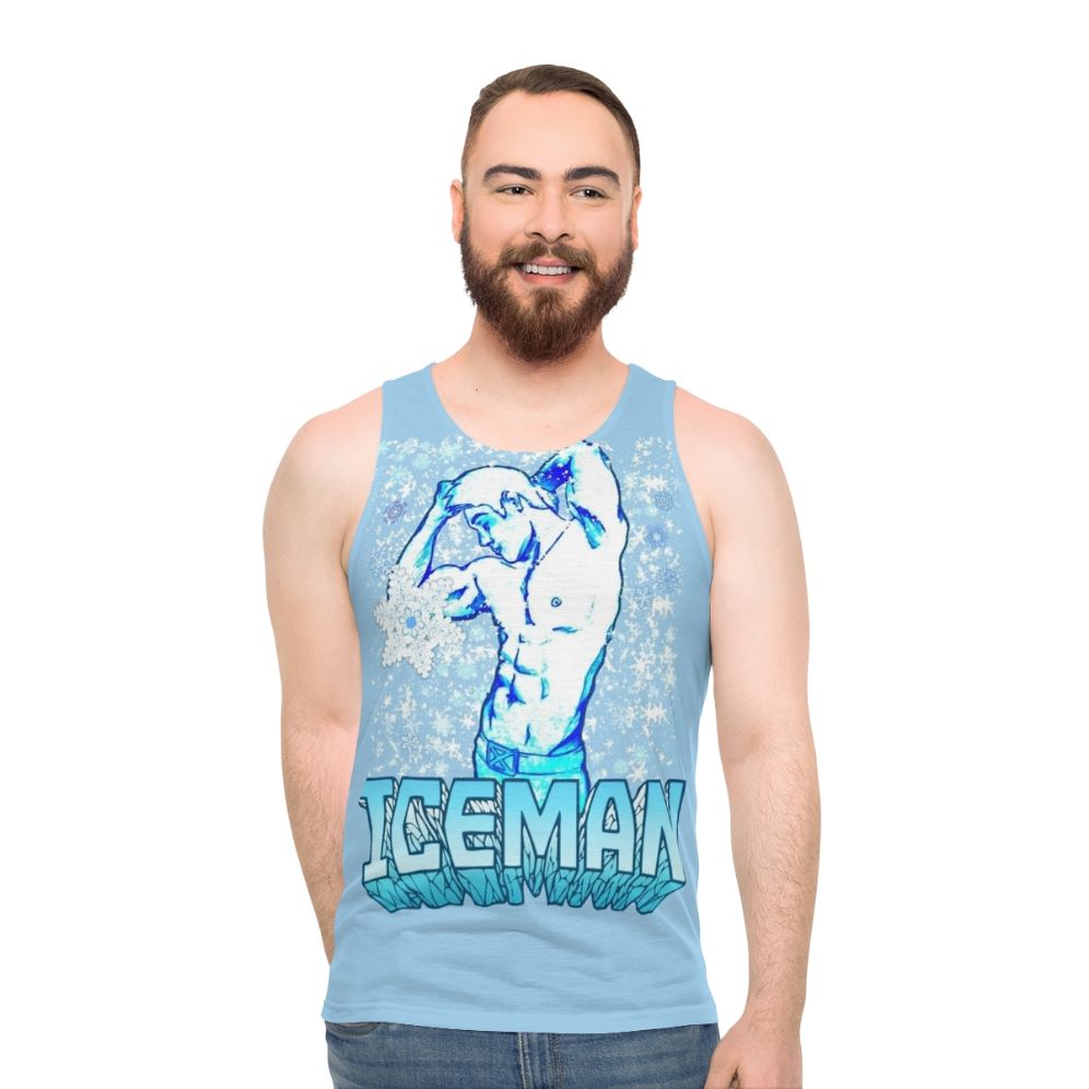 Unisex Iceman X-Men Superhero Tank Top - men