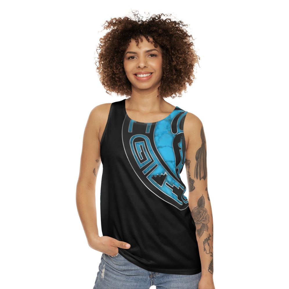 Hopi Bear Paw Native American Unisex Tank Top - women