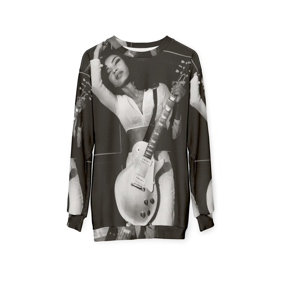 Sade inspired guitar aesthetic sweatshirt - hanging