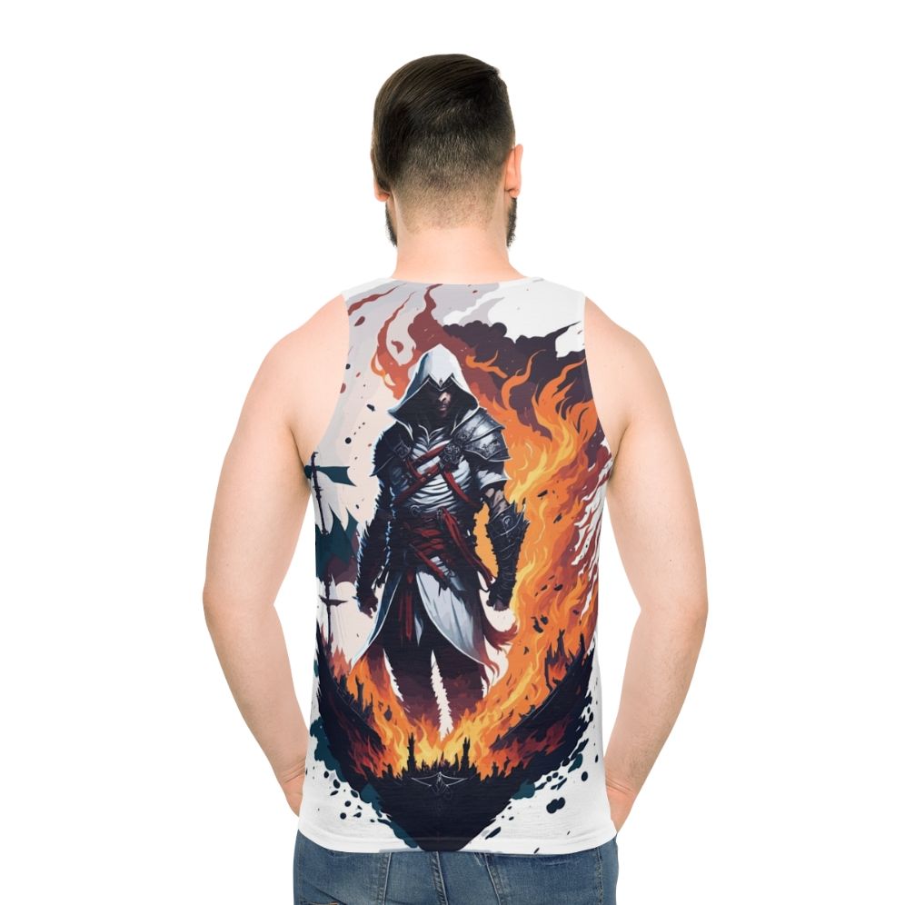 Assassin's Creed Fan Art Unisex Tank Top - men back