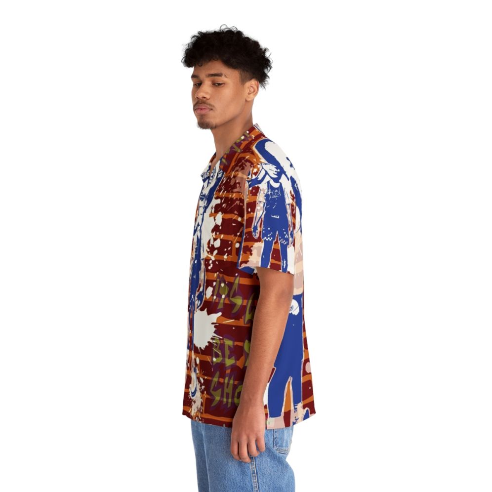 Spike Tropical Print Hawaiian Shirt - People Left