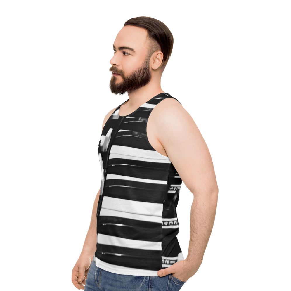 Hammond B3 organ music tank top - men side